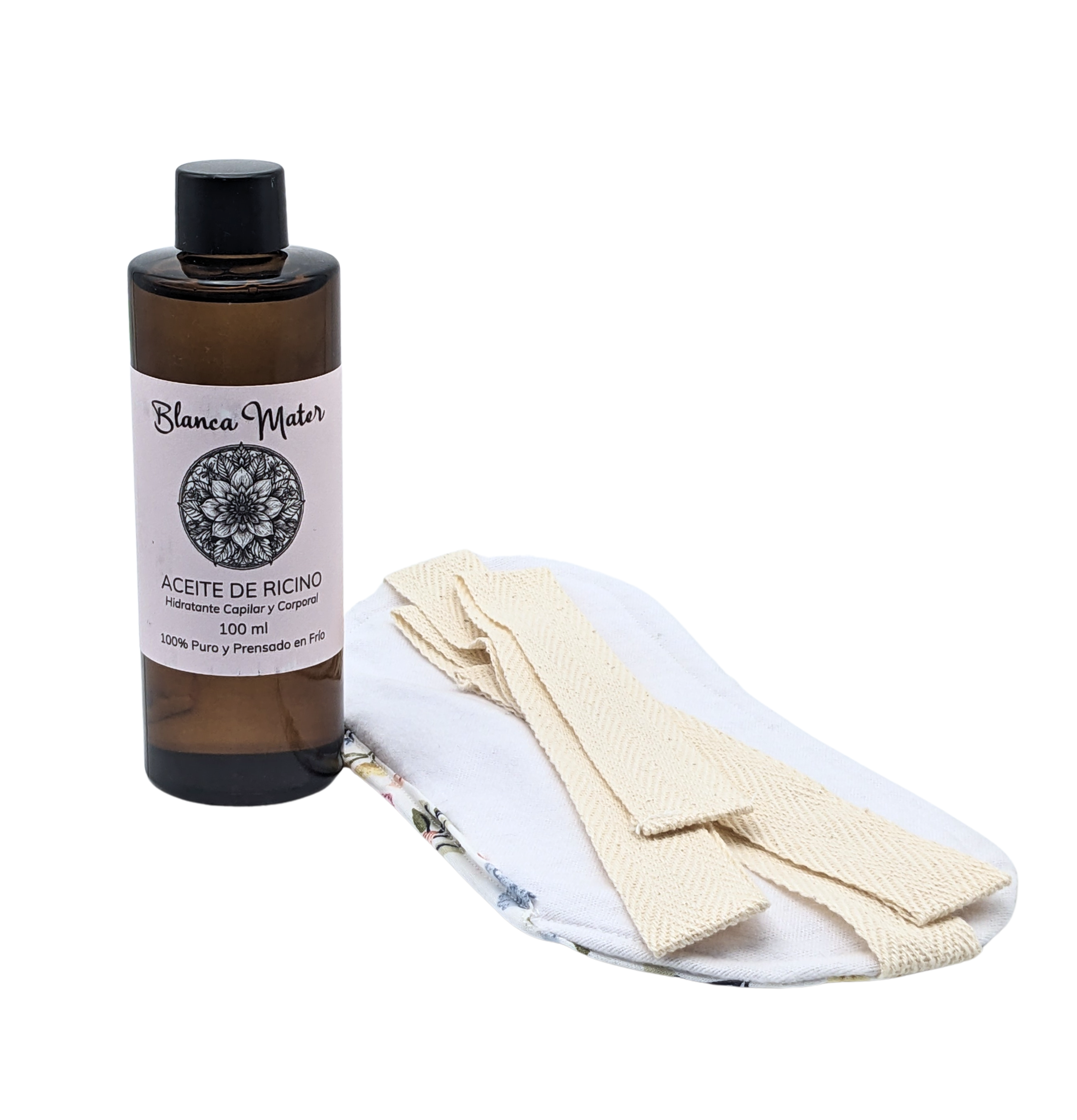 Pack Aceite 100ML + Faja basic BLANCA MATER