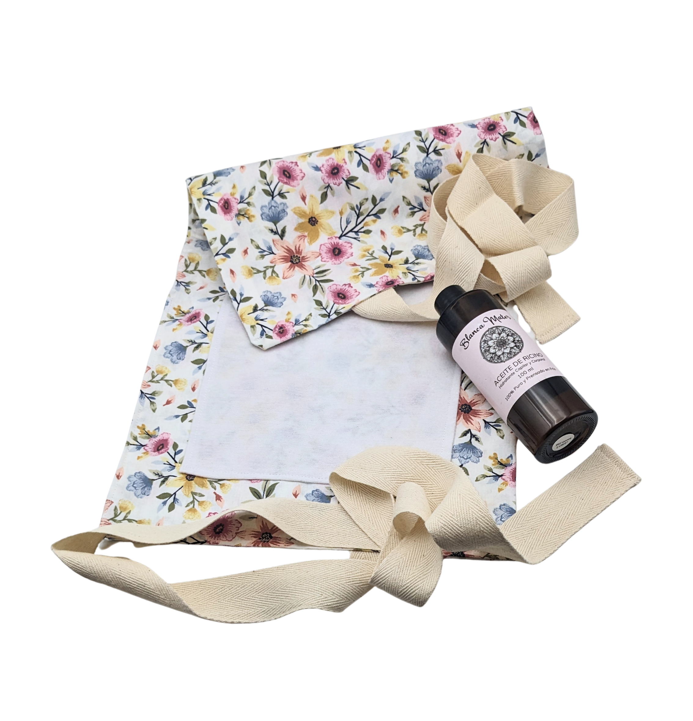 Pack Aceite de ricino 100ML + Faja grande BLANCA MATER