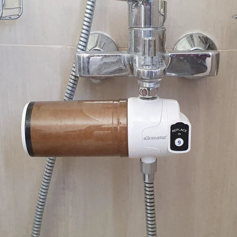 Filtro de ducha de doble filtración (50 litros reemplazable)