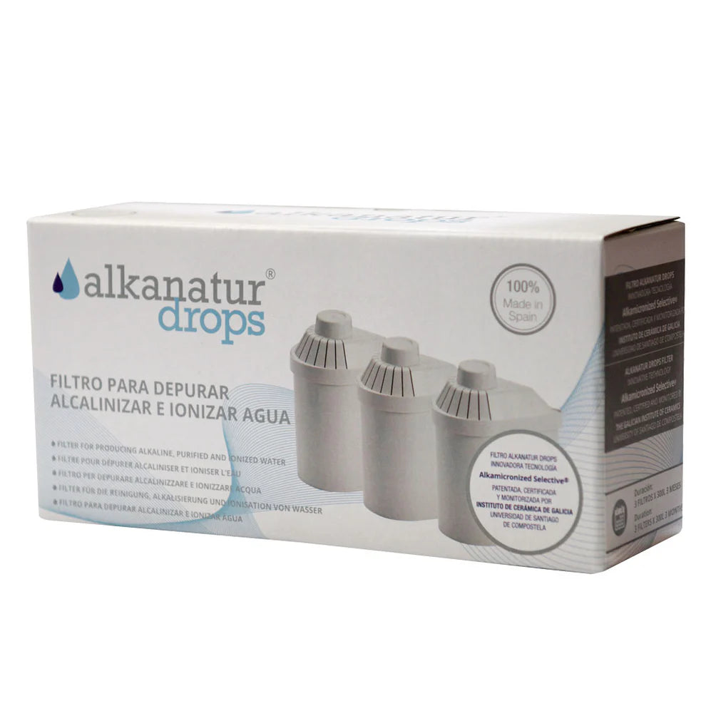 Pack filtros de agua Alkanatur (para jarra)